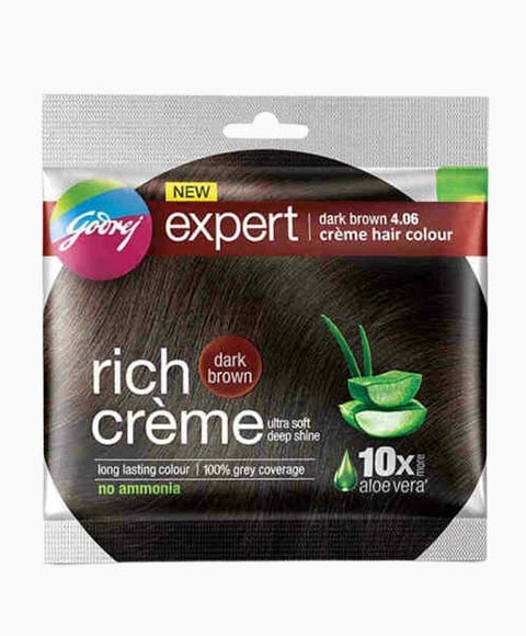 GODREJ EXPERT RICH CREME HAIR COLOUR DARK BROWN 