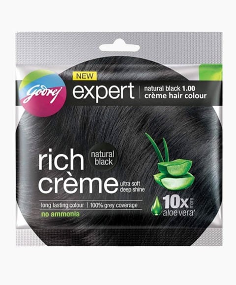 GODREJ EXPERT RICH CREME HAIR COLOUR NATURAL BLACK 
