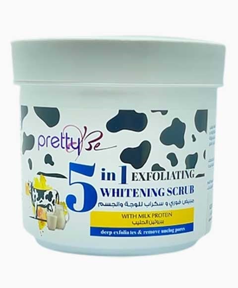 5IN1 EXFOLIATING WHITENING SCRUB WITH MILK PROTEIN 