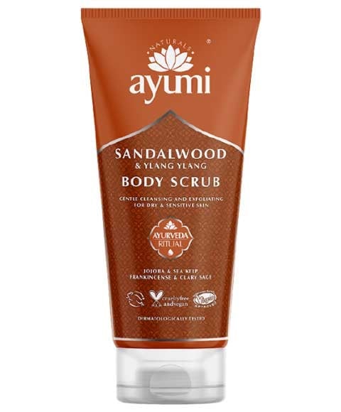 AYUMI NATURALS SANDALWOOD AND YLANG YLANG BODY SCRUB 