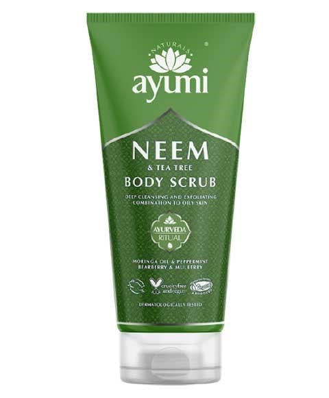 AYUMI NATURALS NEEM AND TEA TREE BODY SCRUB 