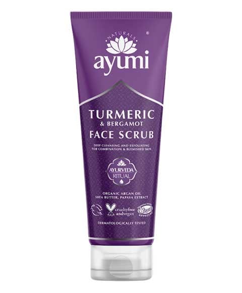 AYUMI NATURALS TURMERIC AND BERGAMOT FACE SCRUB 