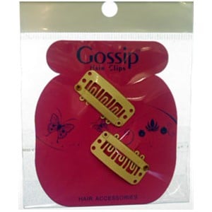 GOSSIP CREAM WEAVING CLIPS 2PCS  