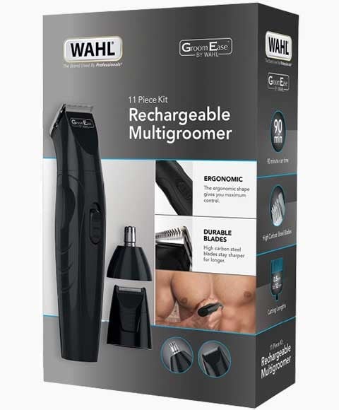 GROOM EASE RECHARGEABLE MULTIGROOMER 