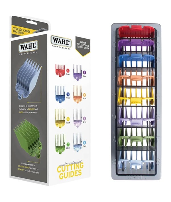 WAHL COLOUR CODED CLIPPER CUTTING GUIDES 