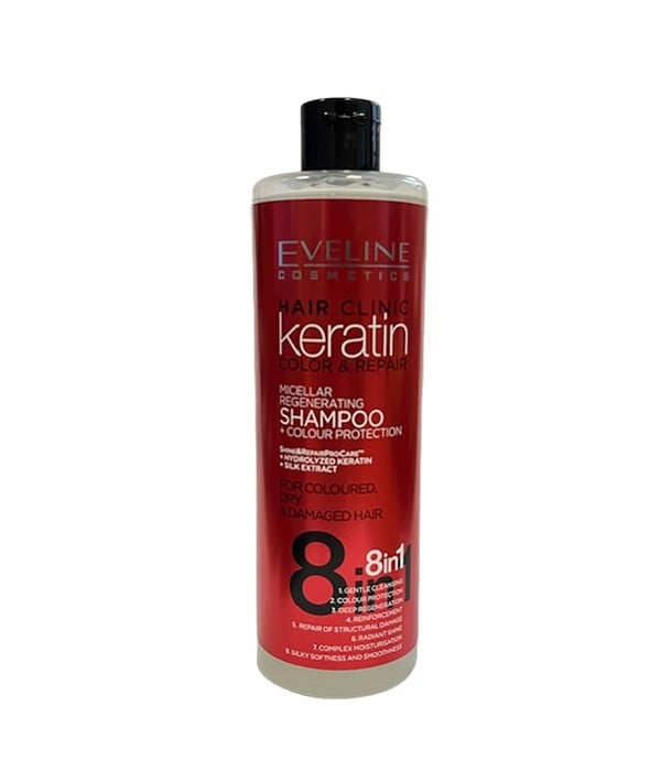 HAIR CLINIC KERATIN 8 IN 1 MICELLAR REGENERATING SHAMPOO 