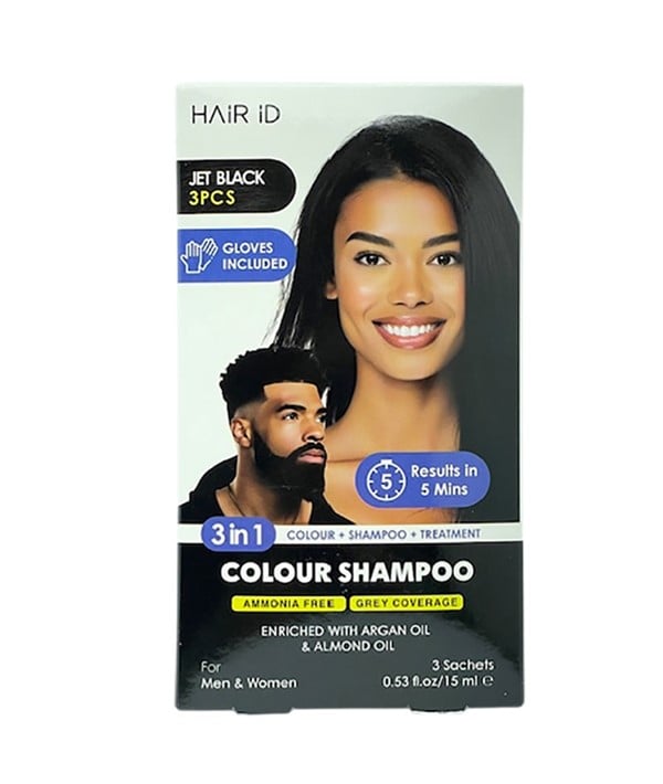 HAIR ID 3IN1 AMMONIA FREE COLOR SHAMPOO 