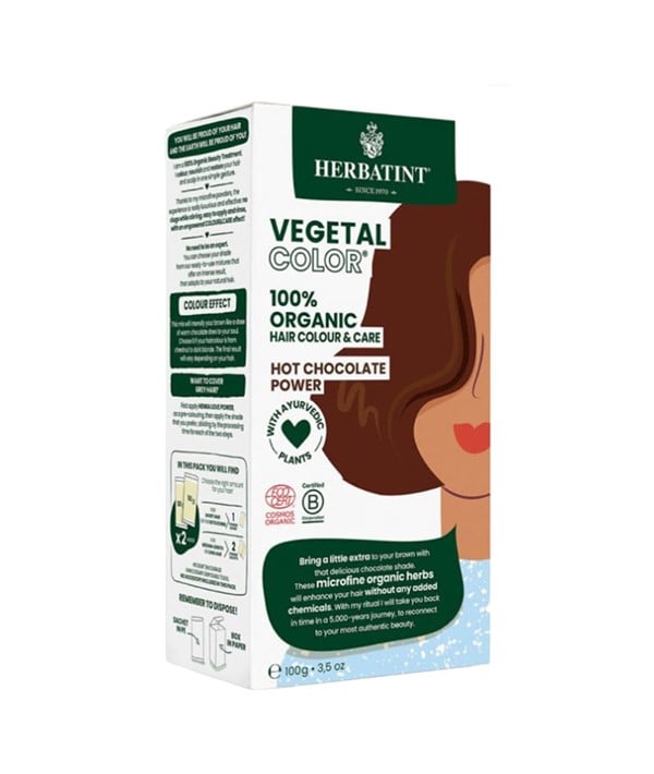 HERBATINT VEGETAL ORGANIC HAIR COLOR HOT CHOCOLATE POWER 