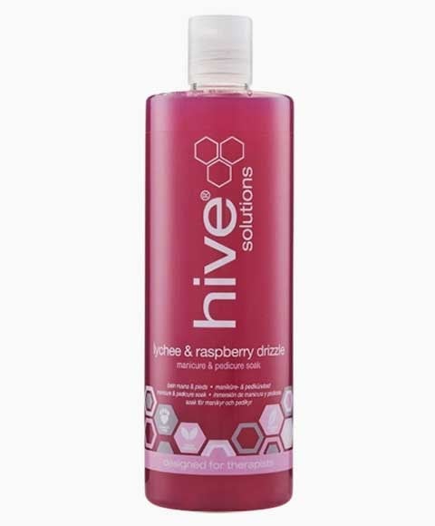HIVE LYCHEE RASPBERRY DRIZZLE MANICURE AND PEDICURE SOAK 