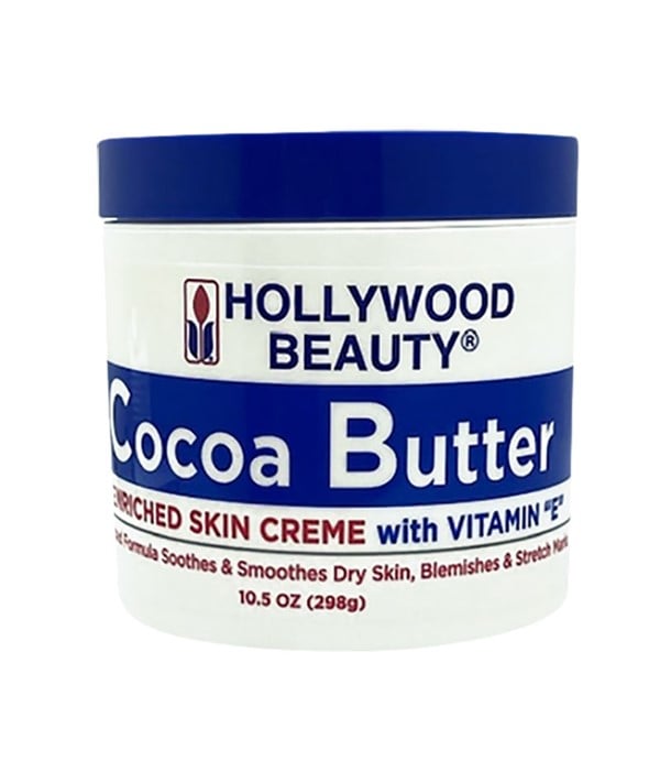 HOLLYWOOD BEAUTY COCOA BUTTER SKIN CREME WITH VITAMIN E 
