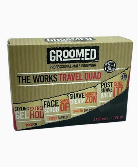 GROOMED PROFESSIONAL MALE THE WORKS TRAVEL QUAD 