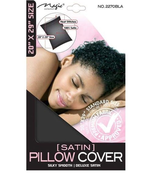 MAGIC COLLECTION SATIN PILLOW COVER 2270BLA 