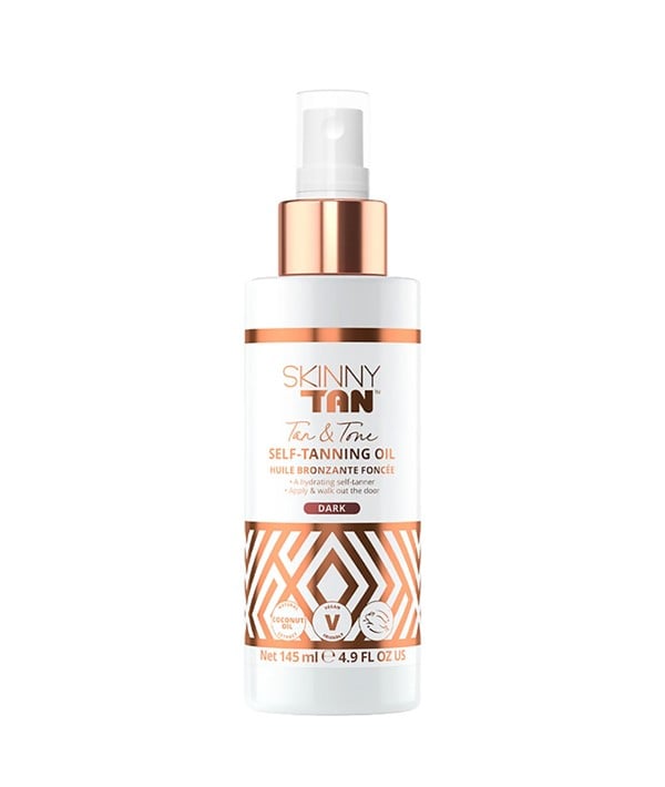 TAN AND TONE SELF TANNING OIL DARK 