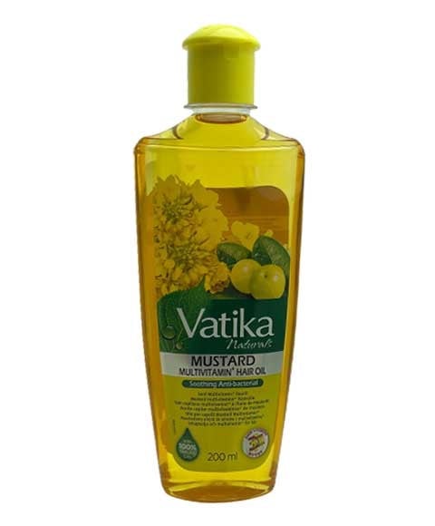 VATIKA NATURALS MUSTARD MULTIVITAMIN HAIR OIL 