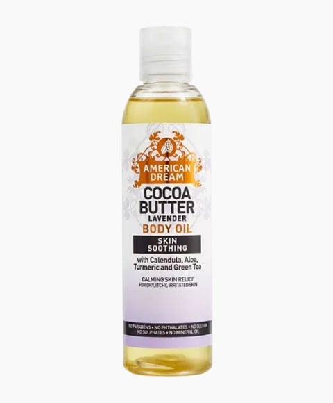 COCOA BUTTER LAVENDER SKIN SOOTHING BODY OIL 