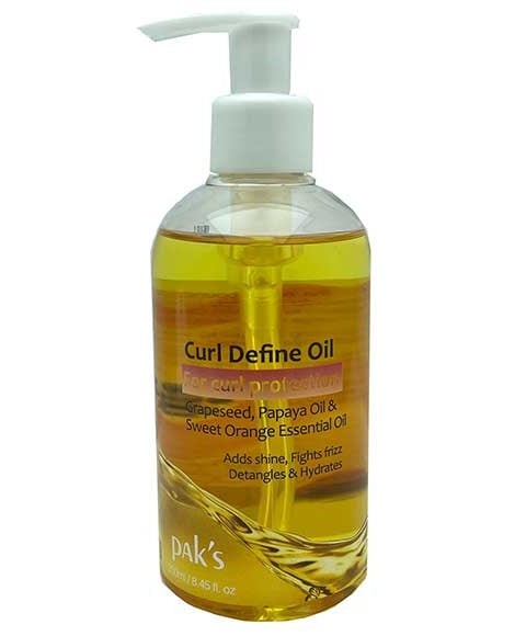 CURL DEFINE OIL FOR CURL PROTECTION 