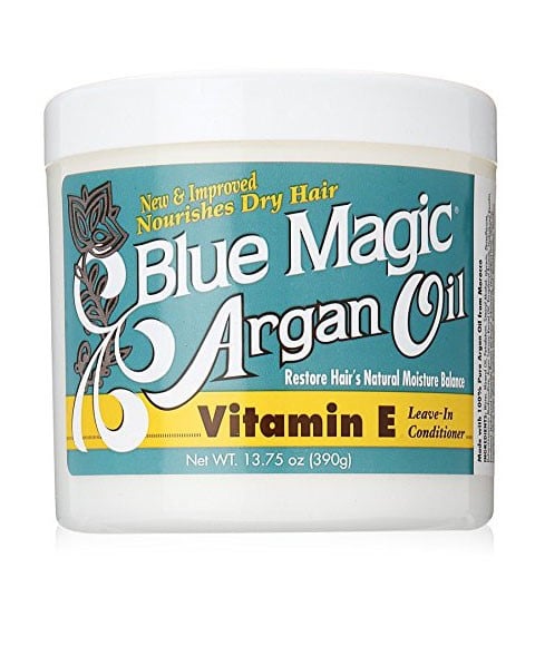 BLUE MAGIC ARGAN OIL AND VITAMIN E LEAVE IN CONDITIONER 