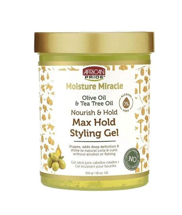MOISTURE MIRACLE OLIVE OIL AND TEA TREE OIL MAX HOLDING GE