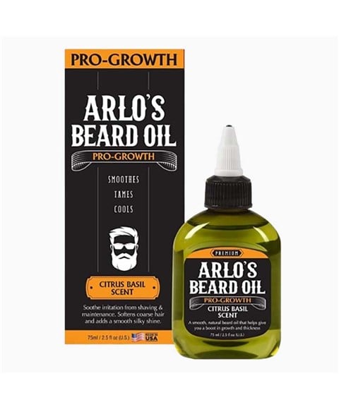 ARLOS PRO GROWTH BEARD OIL WITH CITRUS BASIL SCENT 