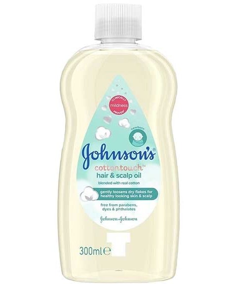 JOHNSONS COTTON TOUCH HAIR AND SCALP OIL 