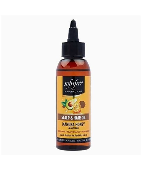 SOF N FREE SCALP AND HAIR OIL WITH MANUKA HONEY AND AVOCAD