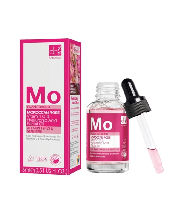 MO MOROCCAN ROSE VITAMIN C AND HYALURONIC ACID FACIAL OIL