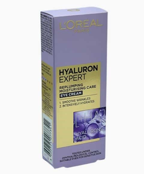 HYALURON EXPERT REPLUMPING MOISTURISING CARE EYE CREAM 