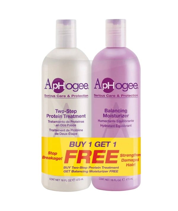 BALANCING MOISTURIZER AND TWO STEP PROTEIN TREATMENT SAVER