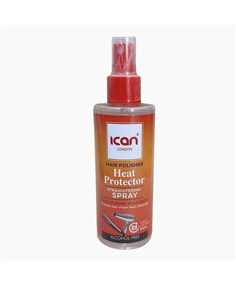 ICAN HAIR POLISHER HEAT PROTECTOR STRAIGHTENING SPRAY 