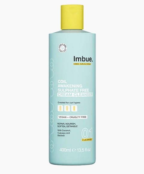 IMBUE 01 CLEANSE CURL AWAKENING SULPHATE FREE CREAM CLEANS