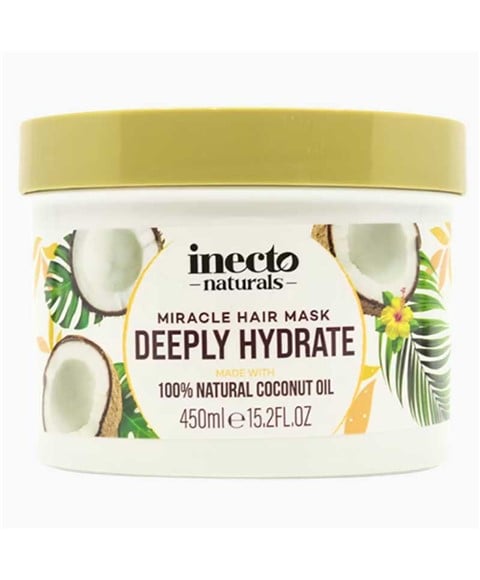 INECTO NATURALS 100 PERCENT NATURAL COCONUT OIL MIRACLE HA