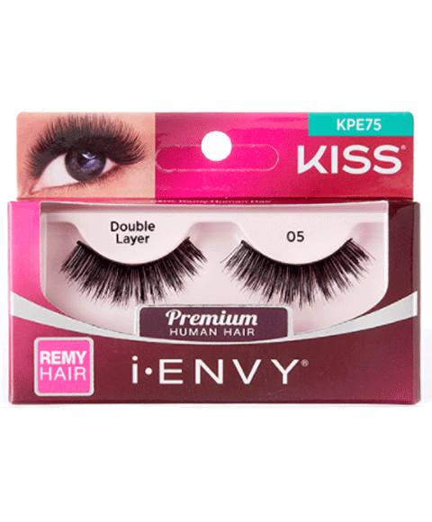 I ENVY PREMIUM REMY HAIR DOUBLE LAYER 05 EYELASHES KPE75