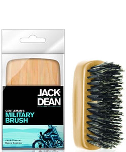 JACK DEAN GENTLEMENS MILITARY BRUSH WOODEN JDMB55 