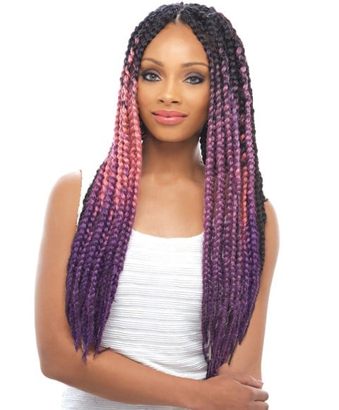 JANET SYN PRE DYED PASTEL COLOR JUMBO BRAID KANEKALON 