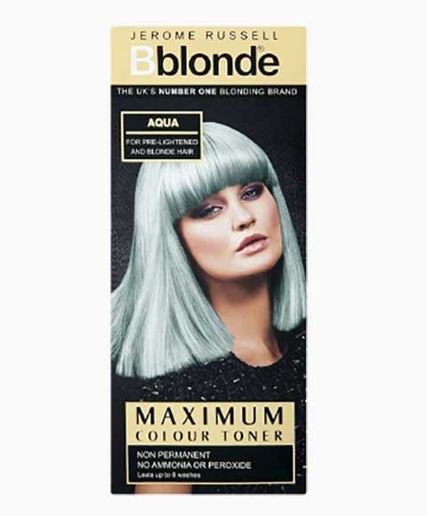 JEROME RUSSELL BBLONDE MAXIMUM COLOR TONER AQUA 