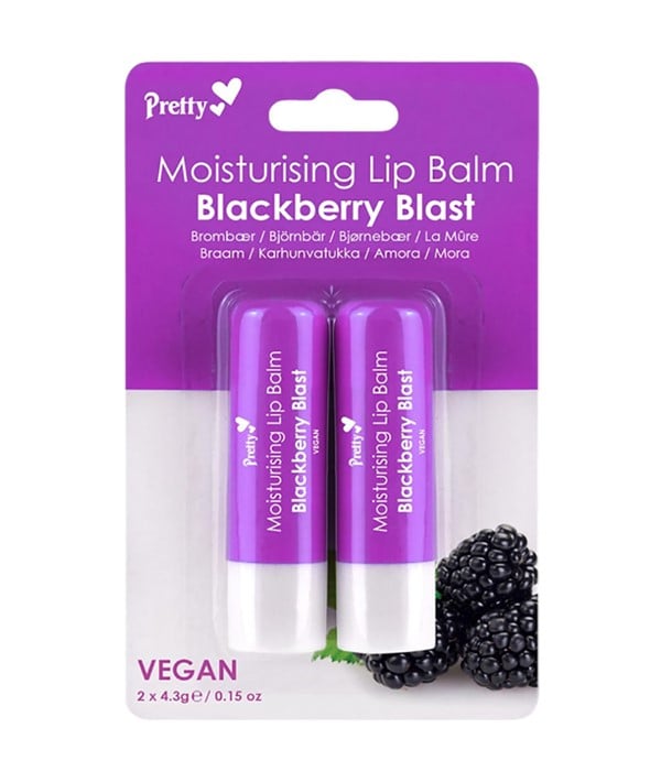 PRETTY MOISTURISING LIP BALM BLACKBERRY BLAST 