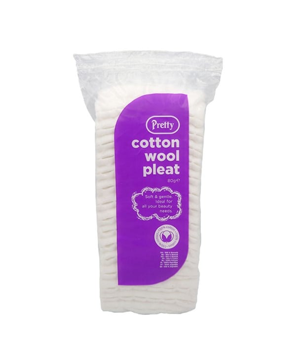 PRETTY COTTON WOOL PLEAT 