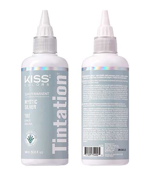 KISS COLORS TINTATION SEMI PERMANENT MYSTIC SILVER T002 