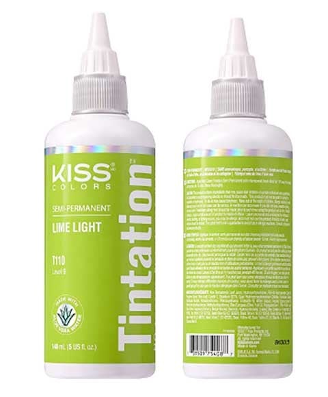 KISS COLORS TINTATION SEMI PERMANENT LIME LIGHT TT110 