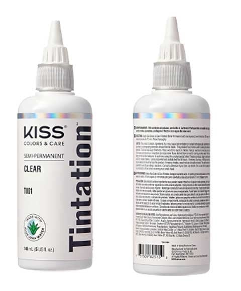KISS COLORS TINTATION SEMI PERMANENT CLEAR T001 