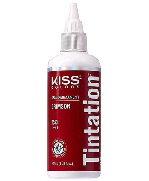 KISS COLORS TINTATION SEMI PERMANENT CRIMSON T553 