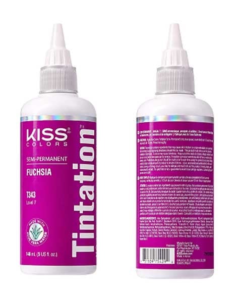 KISS COLORS TINTATION SEMI PERMANENT FUCHSIA T343 