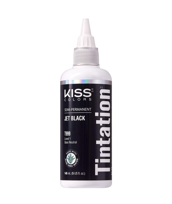 KISS COLORS TINTATION SEMI PERMANENT JET BLACK T999 