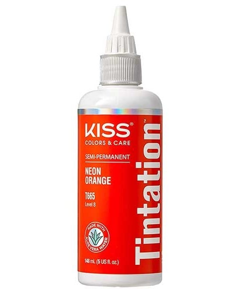 KISS COLORS TINTATION SEMI PERMANENT NEON ORANGE T665 