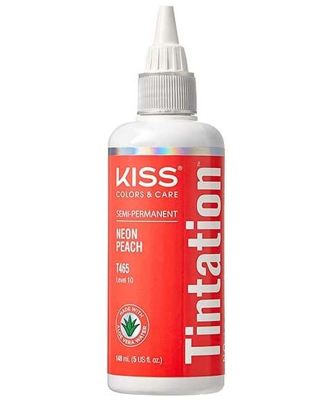 KISS COLORS TINTATION SEMI PERMANENT NEON PEACH T465 