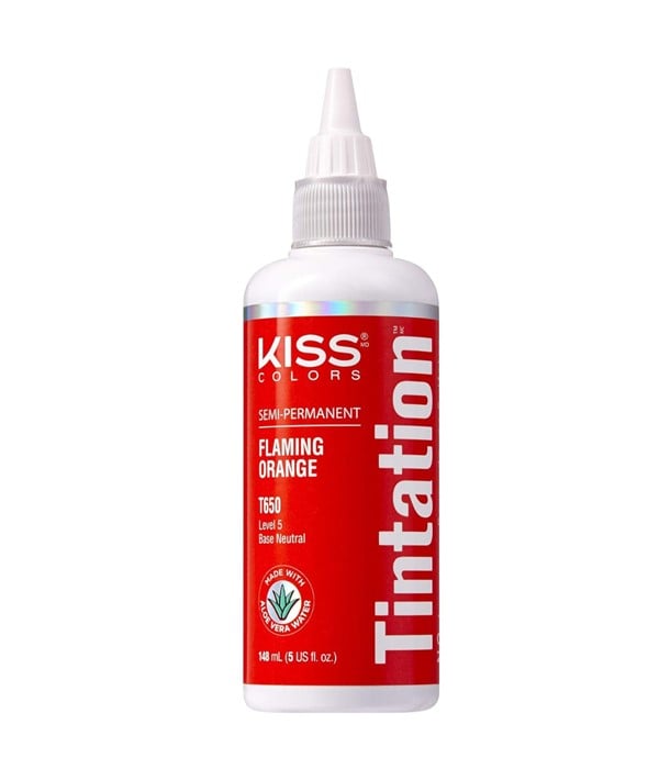 KISS COLORS TINTATION SEMI PERMANENT FLAMING ORANGE T650 
