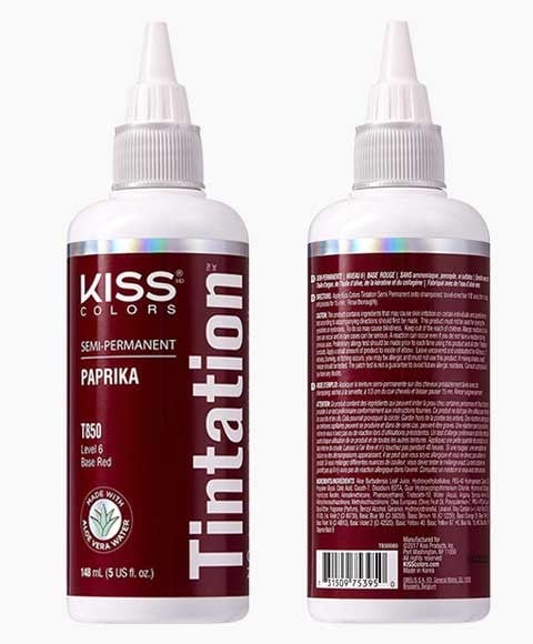 KISS COLORS TINTATION SEMI PERMANENT PAPRIKA T850 