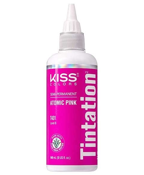 KISS COLORS TINTATION SEMI PERMANENT ATOMIC PINK T431 