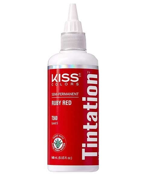KISS COLORS TINTATION SEMI PERMANENT RUBY RED T560 