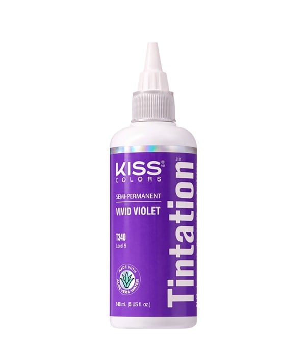 KISS COLORS TINTATION SEMI PERMANENT VIVID VIOLET T340 